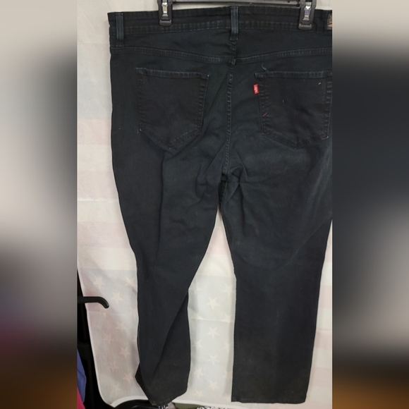 Levi Black Jeans Women's Boot Cut 512 Perfectly Shaping 22W Medium - Picture 5 of 8